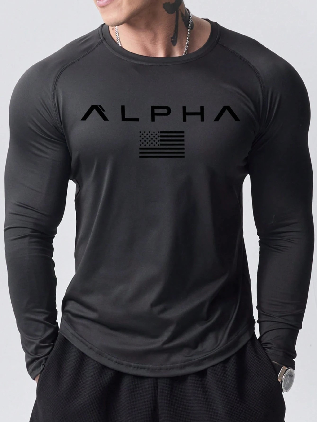 Mens Fashion Clothes - تي شيرت رجالي جديد بأكمام طويلة