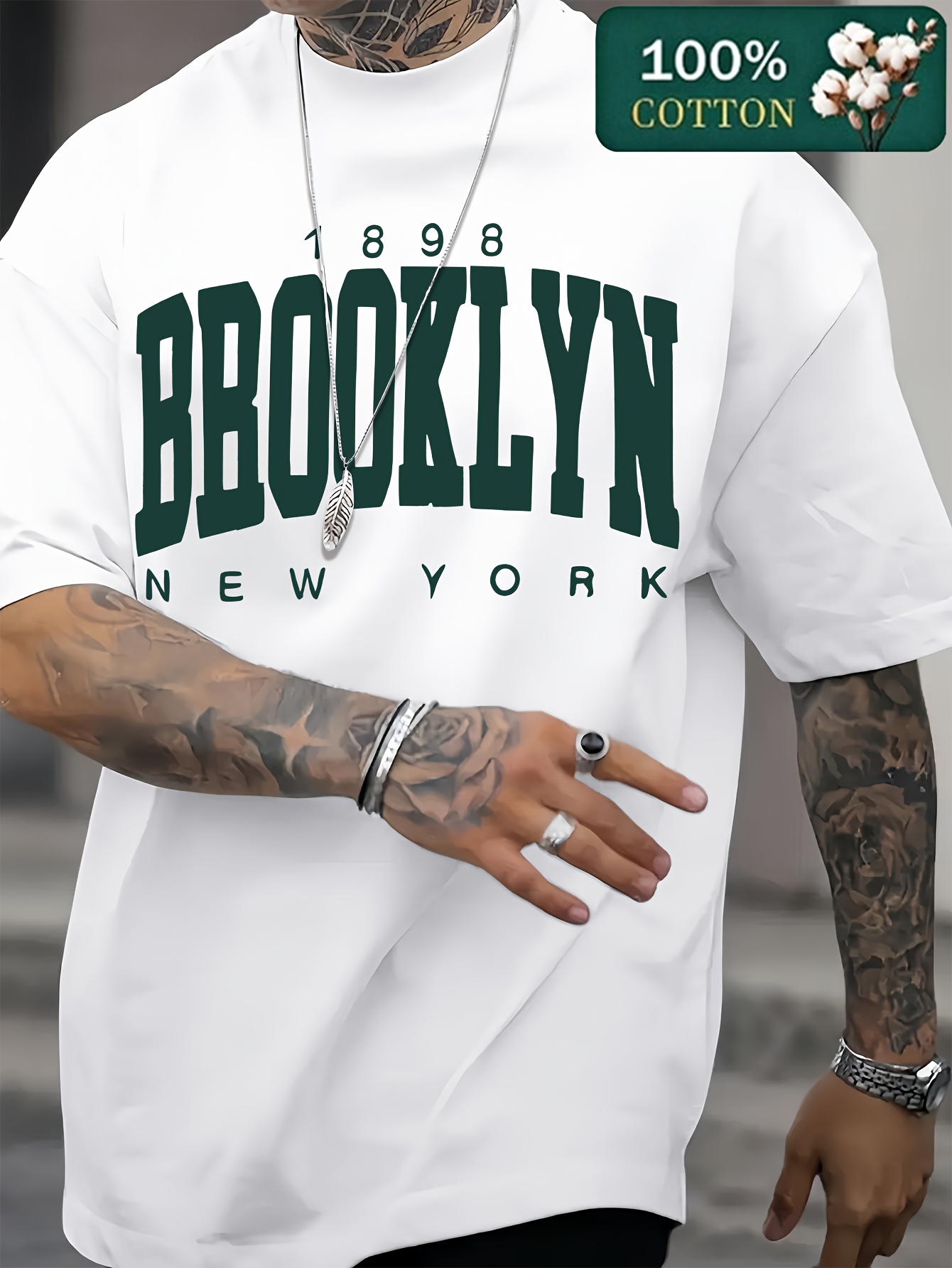 تي شيرت رجالي صيفي عصري 1898 ب - مراجعة Men'S Fashion New York وسعره