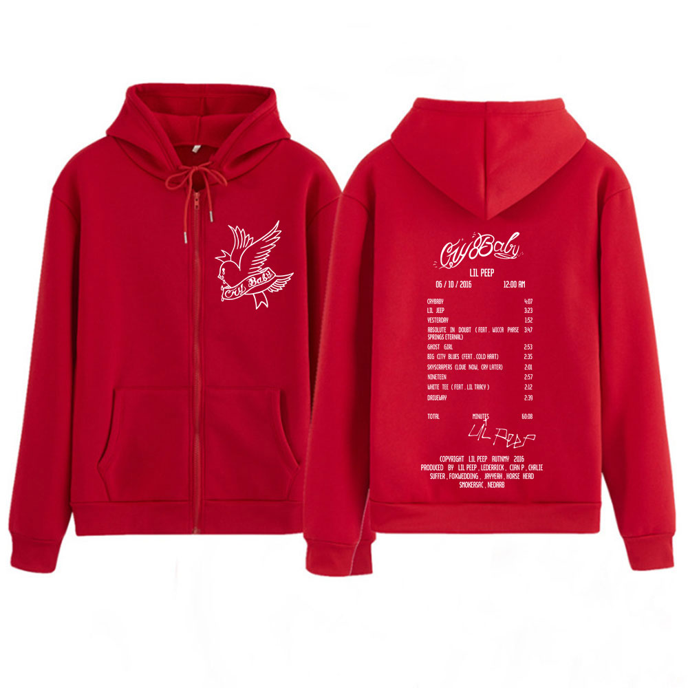 هودي بسحاب بتصميم ألبوم Cry Ba - مراجعة Mens Fashion Zip Up Hoodies وسعره