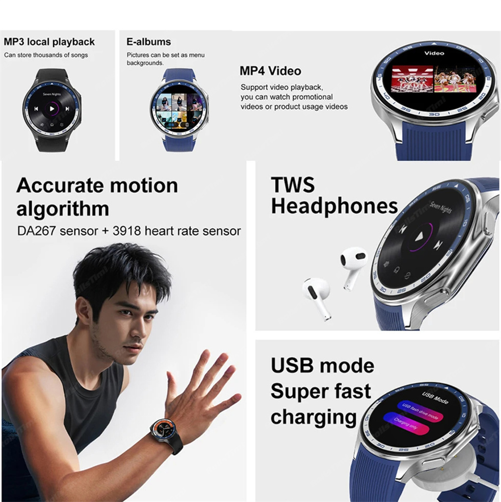 1.43 AMOLED ساعة ذكية ثلاثية ا - مراجعة Men'S Fashion X وسعره