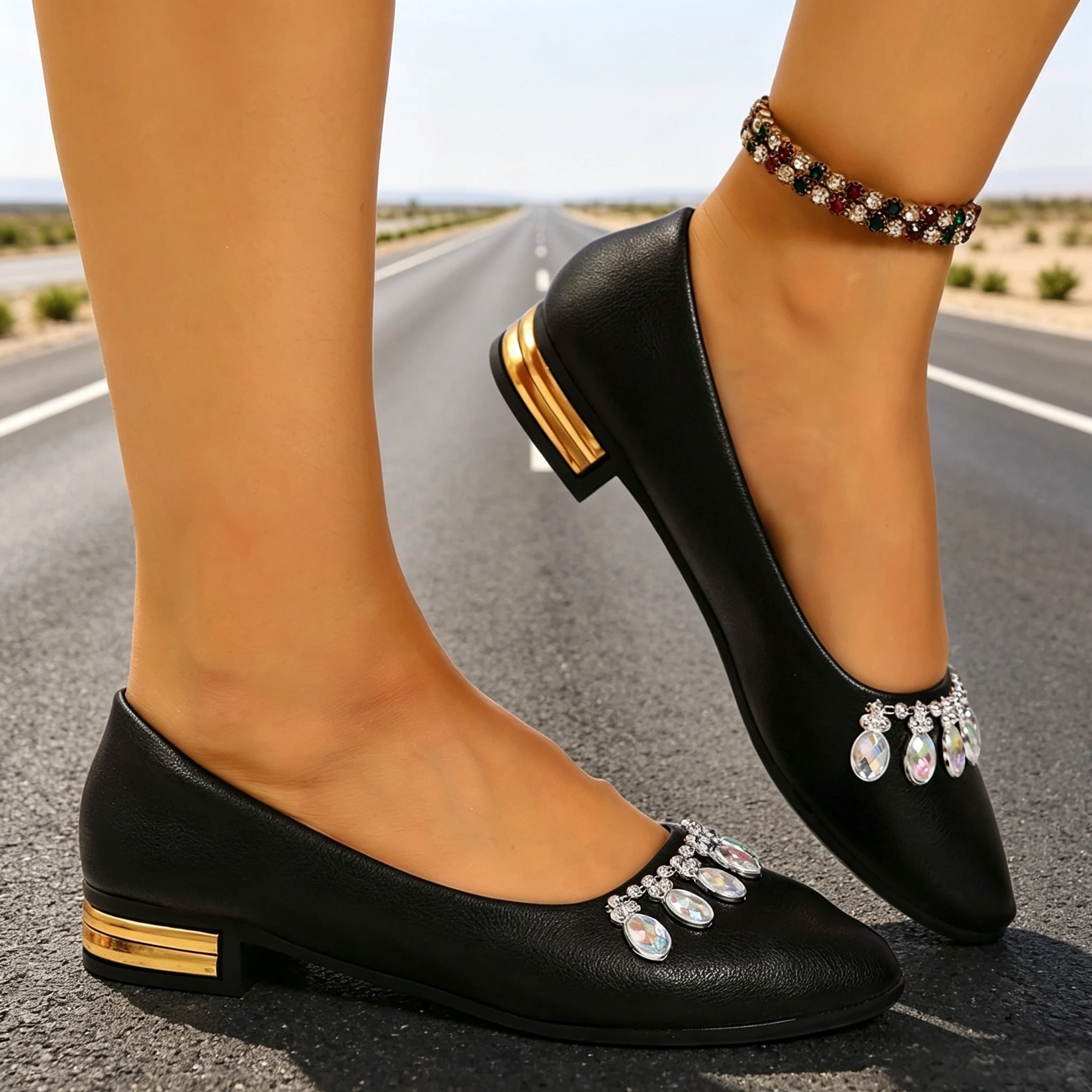 أحذية نسائية مسطحة ذات مقدمة م - مراجعة Men'S Fashion News وسعره