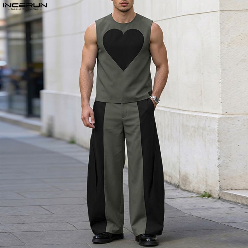 طقم رجالي من INCERUN بتصميم مر - مراجعة Mens Fashion Summer وسعره