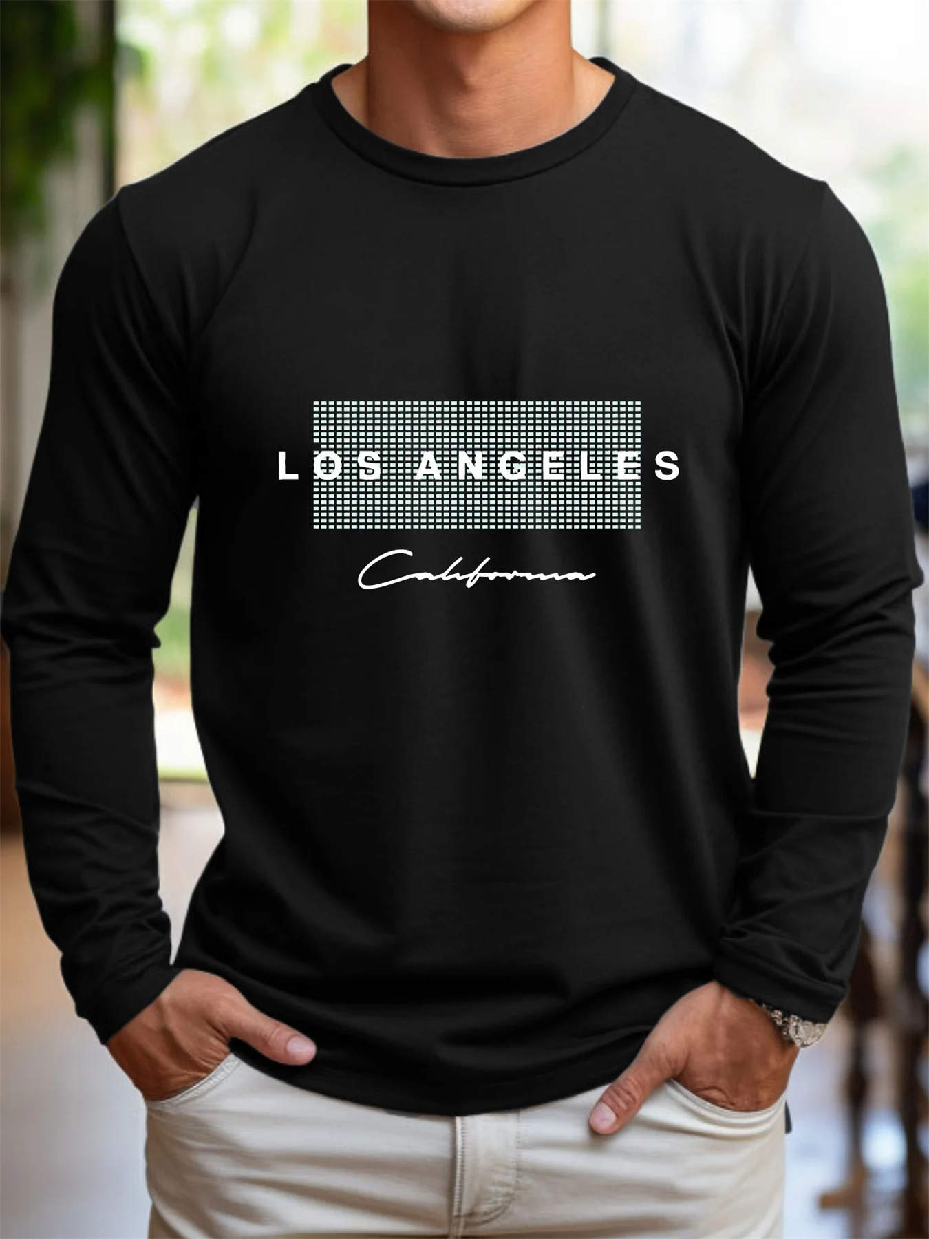 تيشيرت رجالي بأكمام طويلة وياق - مراجعة Men'S Fashion T Shirts وسعره