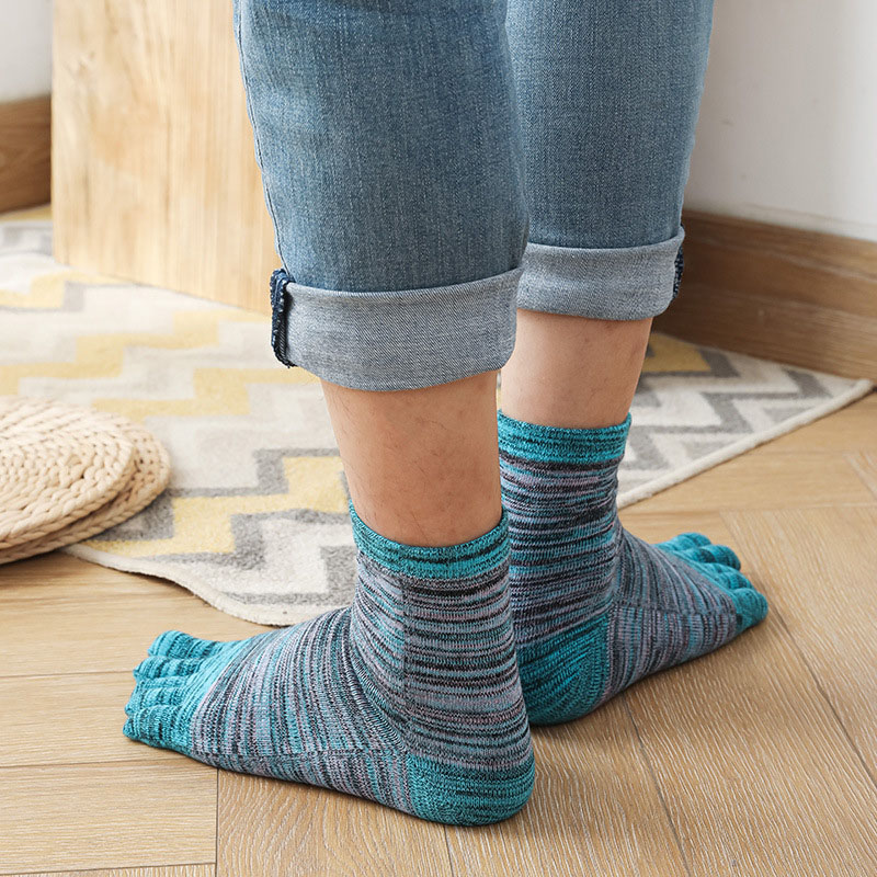 1/5 أزواج رجل ملون تو سعيد الج - مراجعة Socks Ankle Men وسعره