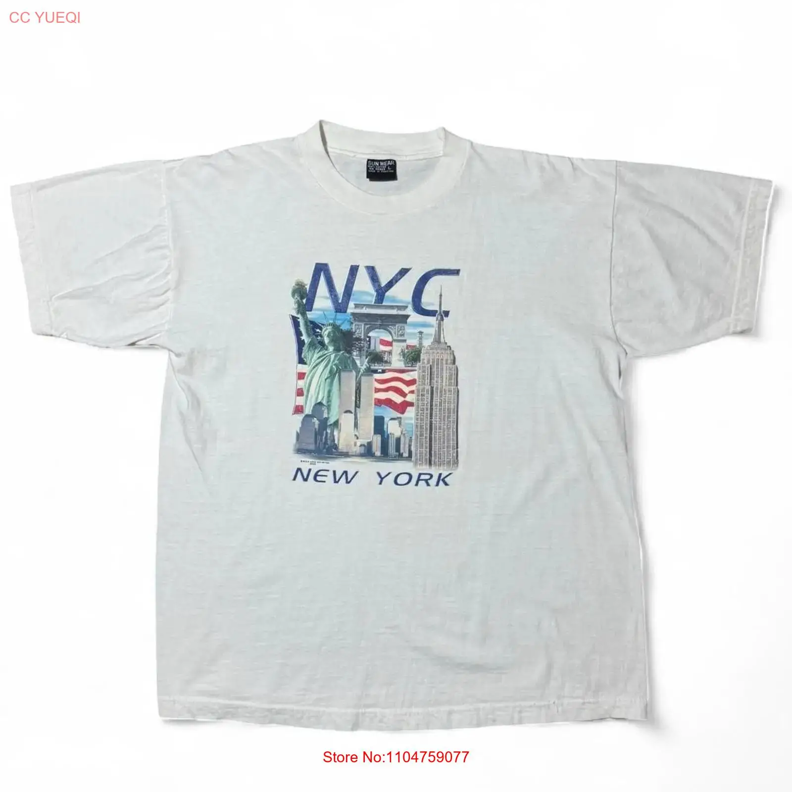 تي شيرت تذكاري لنيويورك بتصميم - مراجعة Men'S Fashion New York وسعره