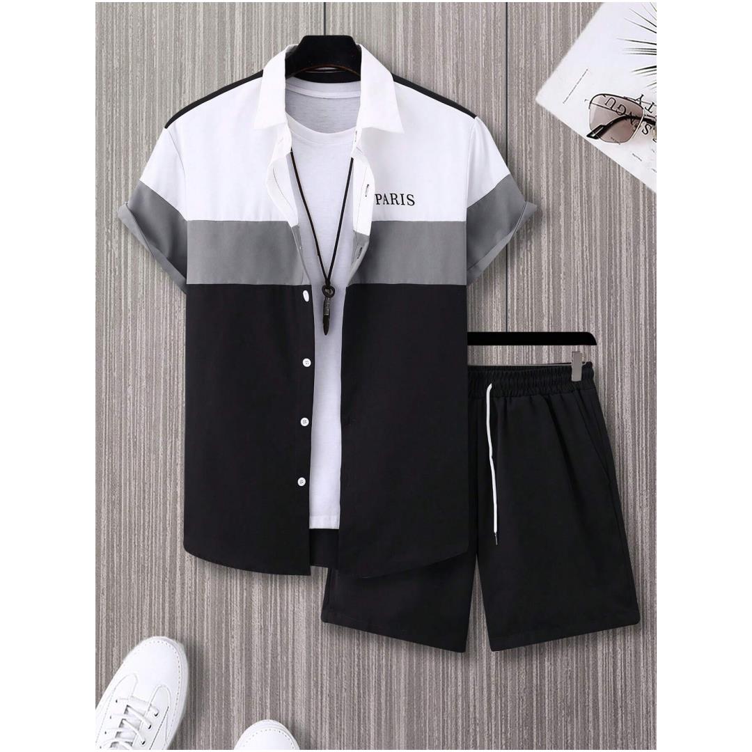 بدلة رجالية أنيقة زرقاء وبيضاء - مراجعة Mens Fashion Clothes وسعره