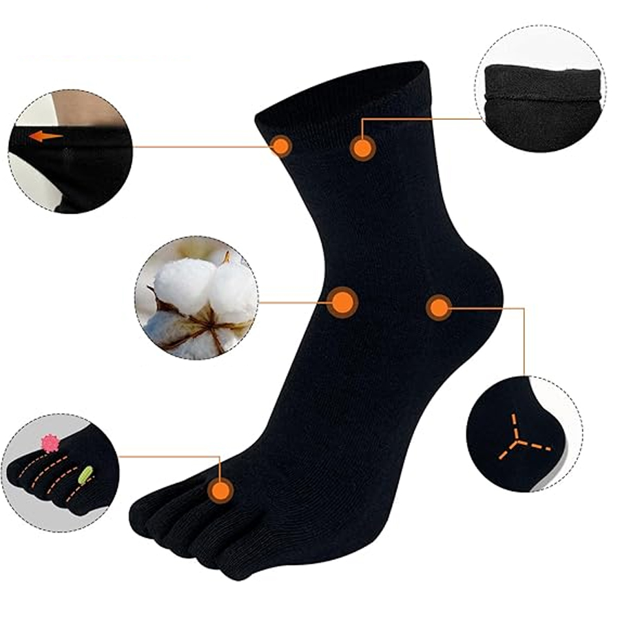 1/5/12 زوج من الجوارب القطنية  - مراجعة Socks Ankle Men وسعره